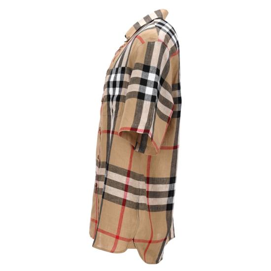  버버리 반팔 셔츠 8051073 Neutrals - BURBERRY