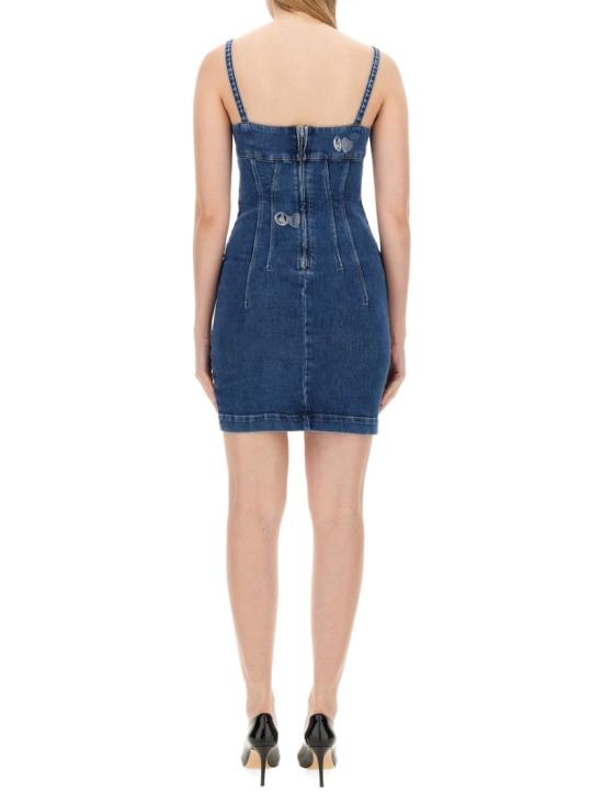  모스키노 데님 원피스 04038223 1282 Blue - MOSCHINO