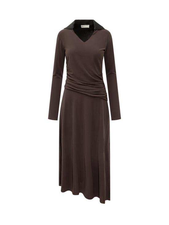 25FW 토리버치 롱 원피스 176360 258 BROWN