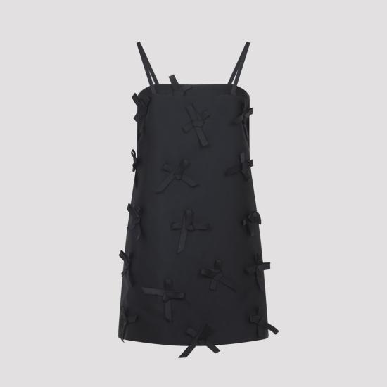 25FW 질샌더 숏 원피스 J03CT0534 J55099 001 Black - JIL SANDER