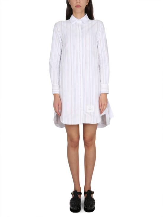  톰브라운 미디 원피스 FDSD95C F0272996 White