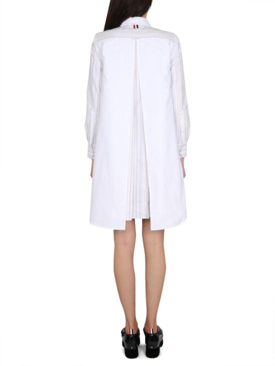 톰브라운 미디 원피스 FDSD95C F0272996 White - THOM BROWNE