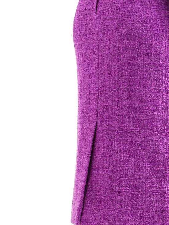 25FW 돌체앤가바나 미디 스커트 F4BBPTFMTACF0571 PURPLE - DOLCE & GABBANA