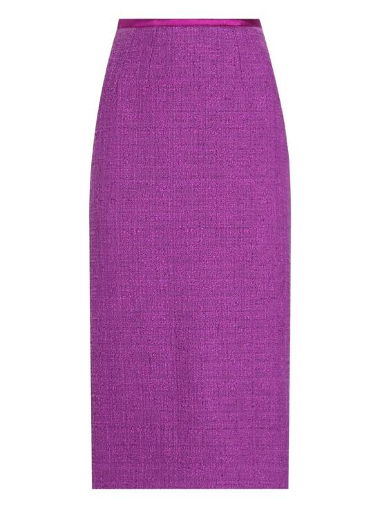 25FW 돌체앤가바나 미디 스커트 F4BBPTFMTACF0571 PURPLE