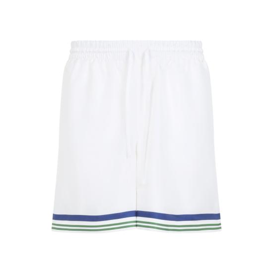 25FW 카사블랑카 숏팬츠 MAW25TR01201 White