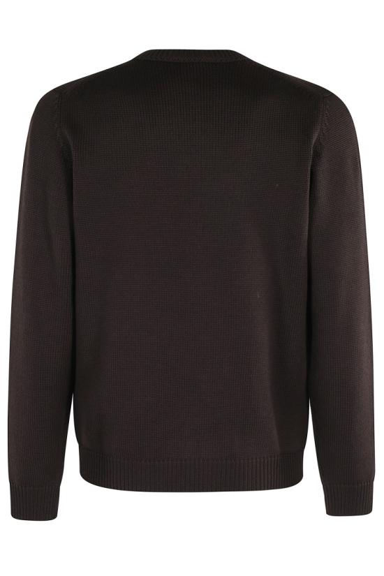 25FW 로베르토 콜리나 스웨터 253M02001 097 Brown - ROBERTO COLLINA