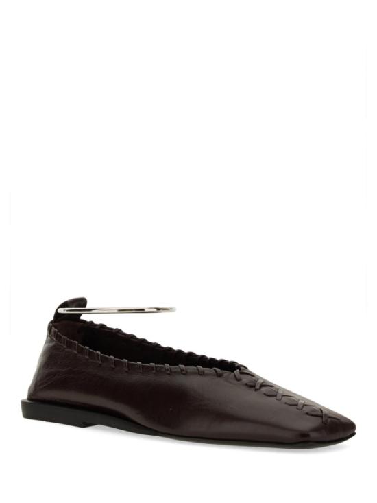 25FW 질샌더 플랫 슈즈 J15WZ0009 P4835209 Burgundy - JIL SANDER