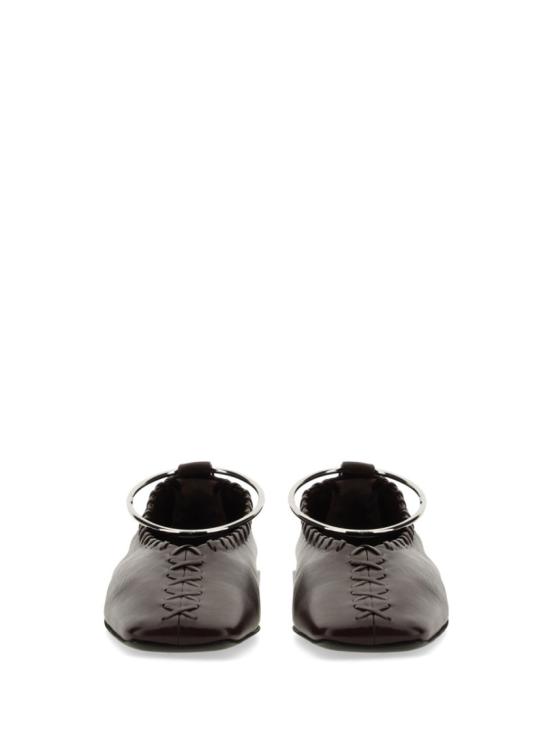25FW 질샌더 플랫 슈즈 J15WZ0009 P4835209 Burgundy - JIL SANDER