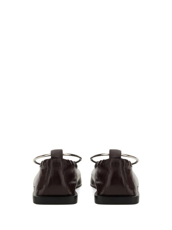 25FW 질샌더 플랫 슈즈 J15WZ0009 P4835209 Burgundy - JIL SANDER