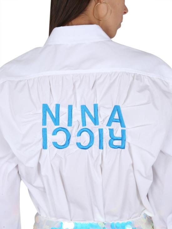  니나리찌 셔츠 99ICTO038PL0333 M1106 White - NINA RICCI