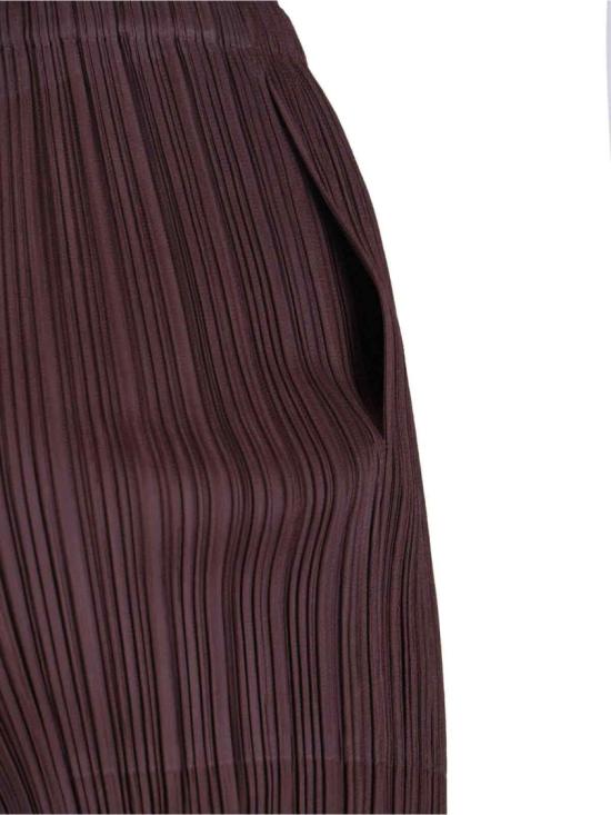 25FW 플리츠플리즈 스트레이트 팬츠 PP58JF11547 Brown - PLEATS PLEASE