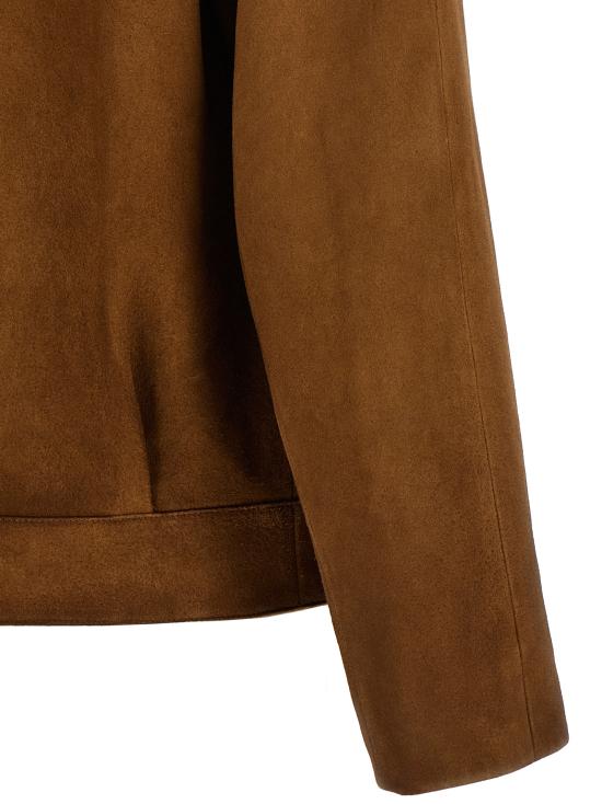 25FW 프라다 가죽 자켓 UPW567SOOO1V97F0005 Brown - PRADA