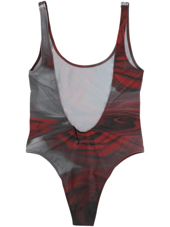 25FW 장 폴 고티에 비치웨어 25 04 W SW077 J023P010230 White grey red - JEAN PAUL GAULTIER