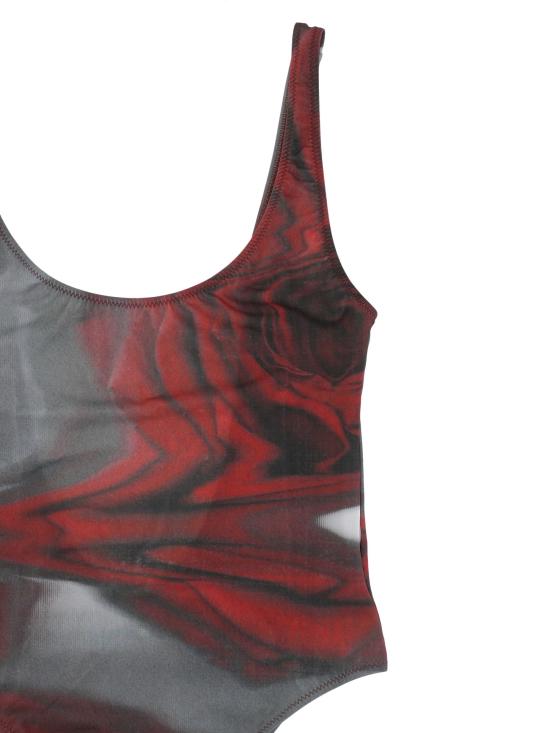 25FW 장 폴 고티에 비치웨어 25 04 W SW077 J023P010230 White grey red - JEAN PAUL GAULTIER