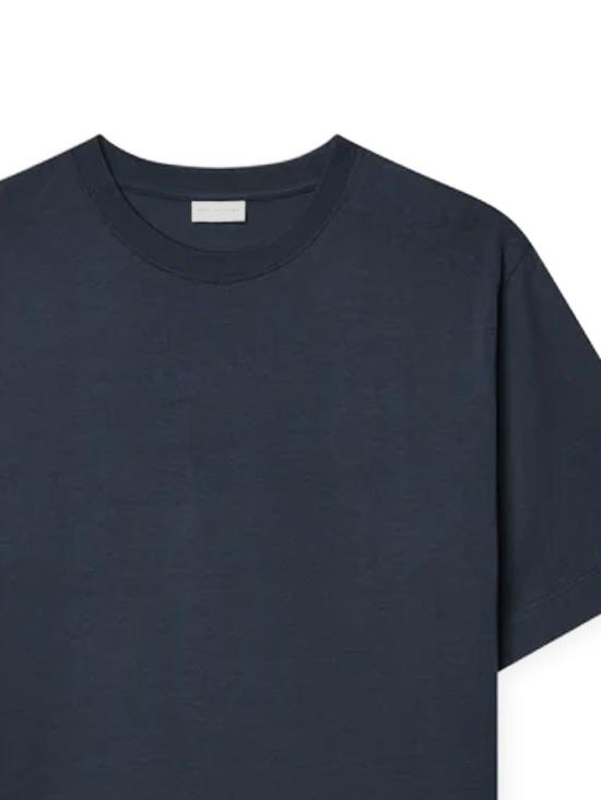25FW 드리스 반 노튼 반팔 티셔츠 252 021100 2600 509 Navy - DRIES VAN NOTEN