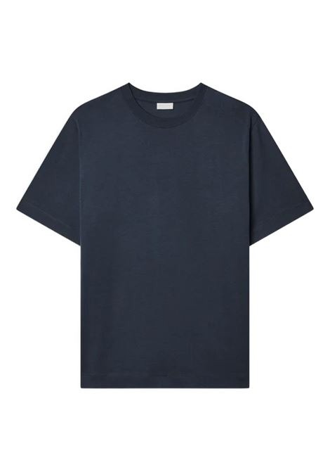 25FW 드리스 반 노튼 반팔 티셔츠 252 021100 2600 509 Navy