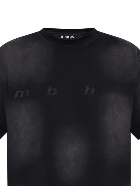25FW 미스비헤이브 반팔 티셔츠 251M131 WASHED BLACK Washed black - MISBHV