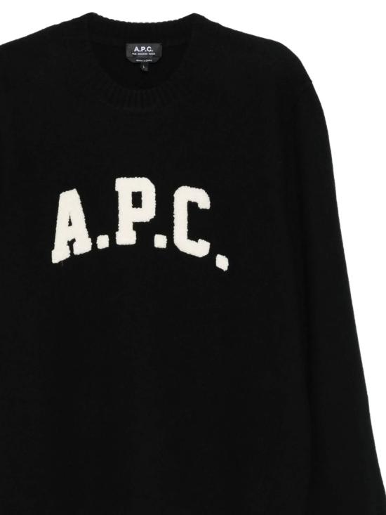 25FW 아페쎄 스웨터 WVBDKH23458 LZZ Black - A.P.C.