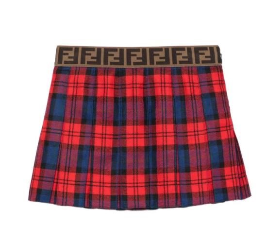 25FW [키즈] 펜디 스커트 JFE182 AUKJF1SAX