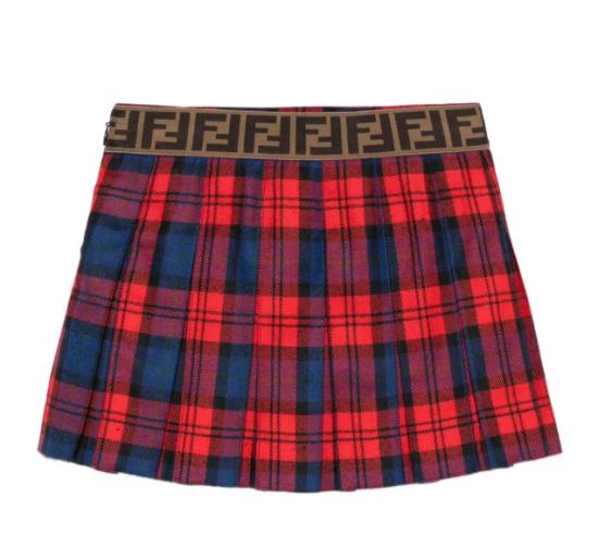 25FW [키즈] 펜디 스커트 JFE182 AUKJF1SAX - FENDI