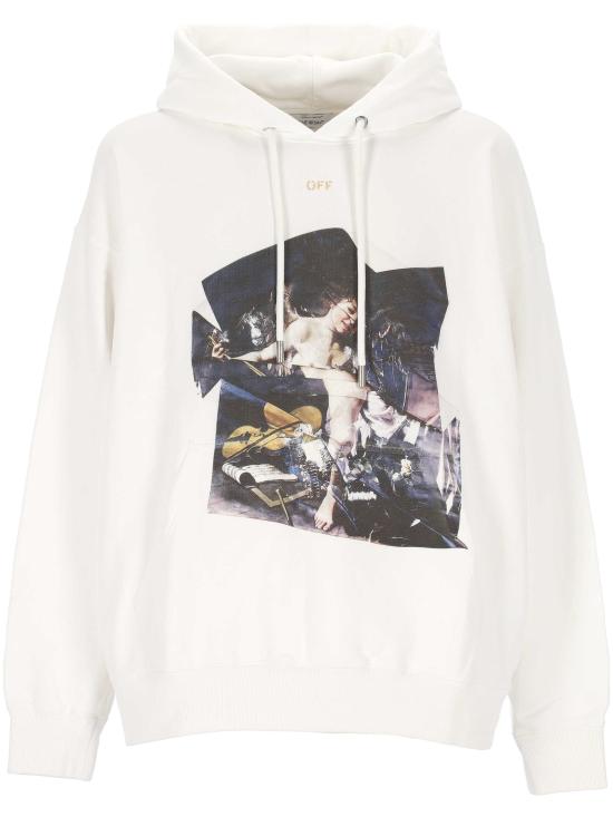 25FW 오프화이트 긴팔 티셔츠 OMBB085F25FLE00W 0116 WHITE OC