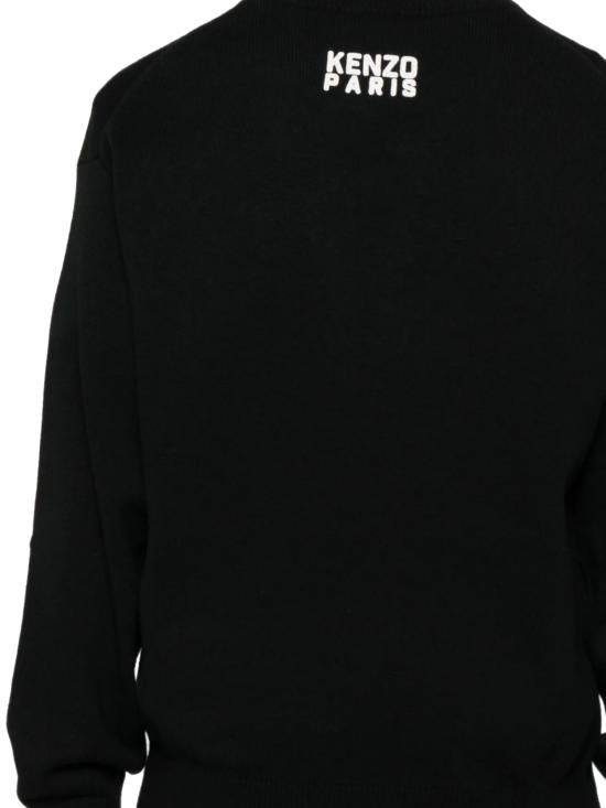 25FW 겐조 긴팔 티셔츠 FF65PU7503LI 99J Black - KENZO