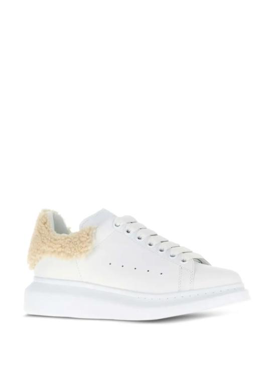 25FW 알렉산더 맥퀸 오버사이즈드 스니커즈 553770 WIAIW 9601 WHITE BEIGE - ALEXANDER MCQUEEN