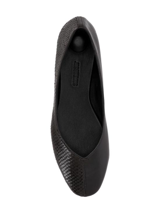 25FW 자크뮈스 플랫 슈즈 FOW00183AC24M07 880 Dark brown - JACQUEMUS