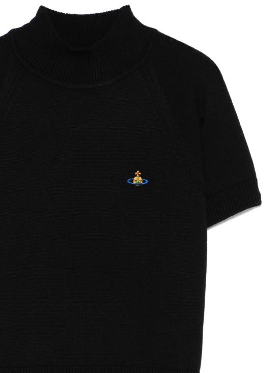 25FW 비비안웨스트우드 긴팔 티셔츠 18030034 Y002MN401 Black - VIVIENNE WESTWOOD