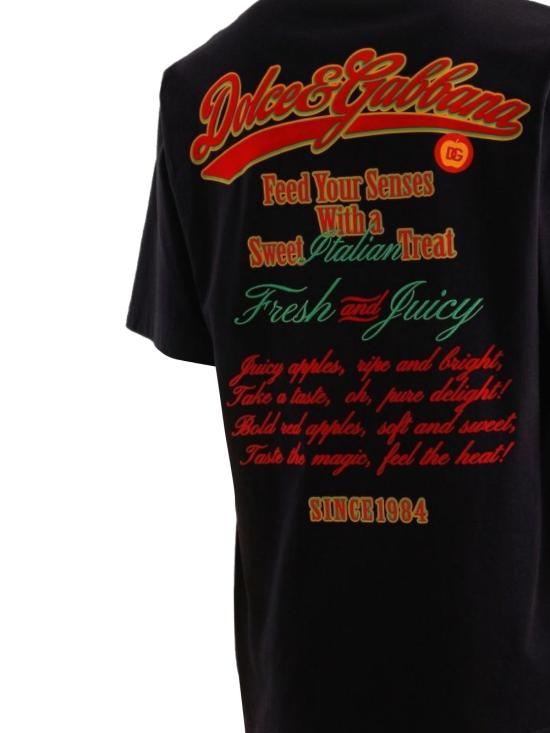 25FW 돌체앤가바나 반팔 티셔츠 G8PN9Z G7PKJN0000 Black - DOLCE & GABBANA
