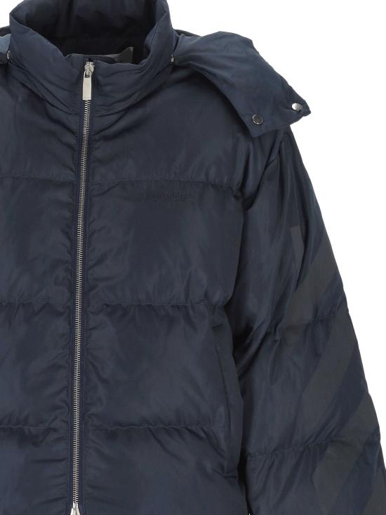 25FW 오프화이트 수트 자켓 OWEJ008F25FAB001 4848 BLUE IRIS - OFF WHITE