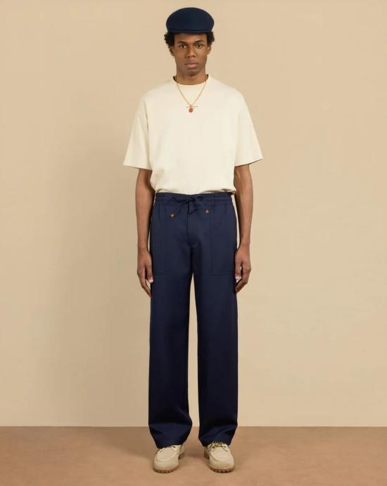 25FW 드롤드무슈 스트레이트 팬츠 BP197 PL127 NY Blue - DROLE DE MONSIEUR