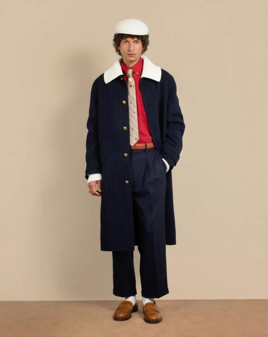 25FW 드롤드무슈 코트 CT143 WO041 DNY Blue - DROLE DE MONSIEUR