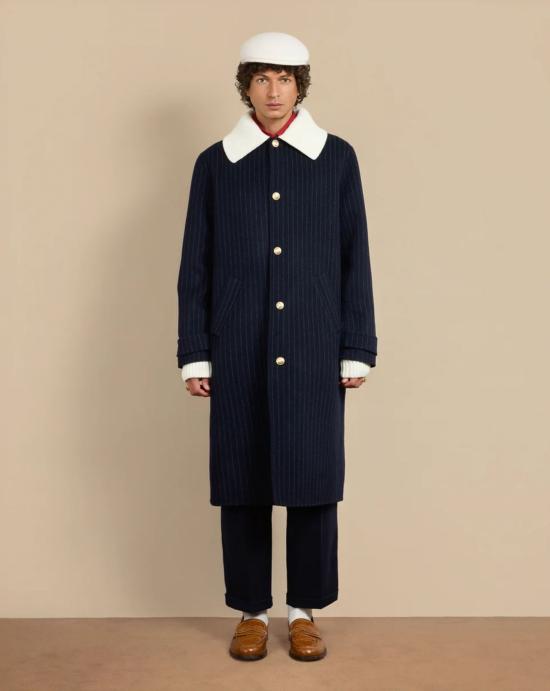 25FW 드롤드무슈 코트 CT143 WO041 DNY Blue - DROLE DE MONSIEUR