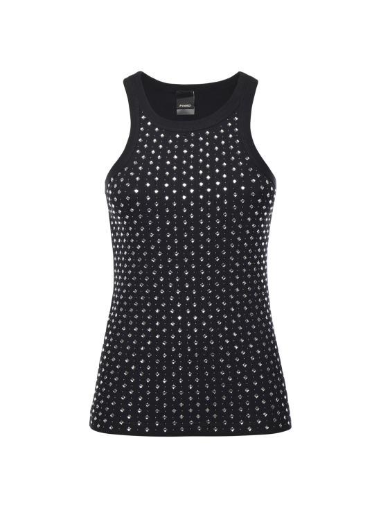 25FW 핑코 긴팔 티셔츠 105928 A2XYZ99 Black