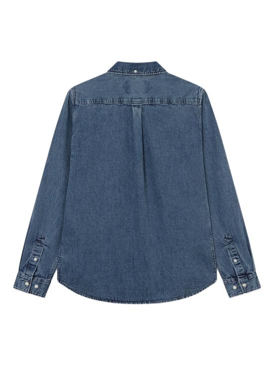 25FW 레듀 데님 셔츠 1000439 452 MEDIUM INDIGO WASH - LES DEUX