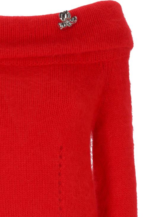 25FW 블루마린 스웨터 A544M183A N0313 Lipstick red - BLUMARINE