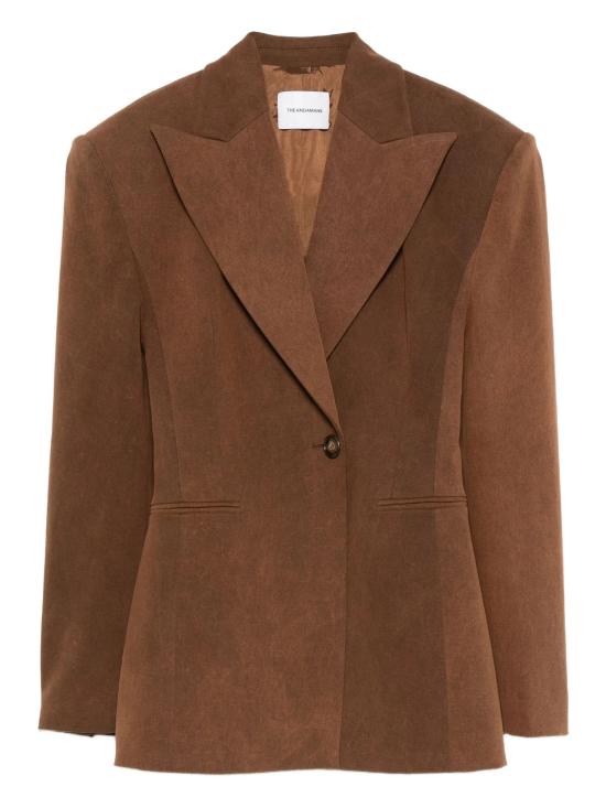 25FW 안다마네 수트 자켓 T183021A TNC184418 Cigar