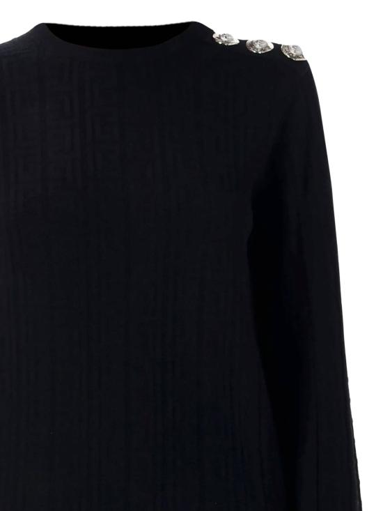 25FW 발망 스웨터 FF1KD090KI63 0PA Black - BALMAIN