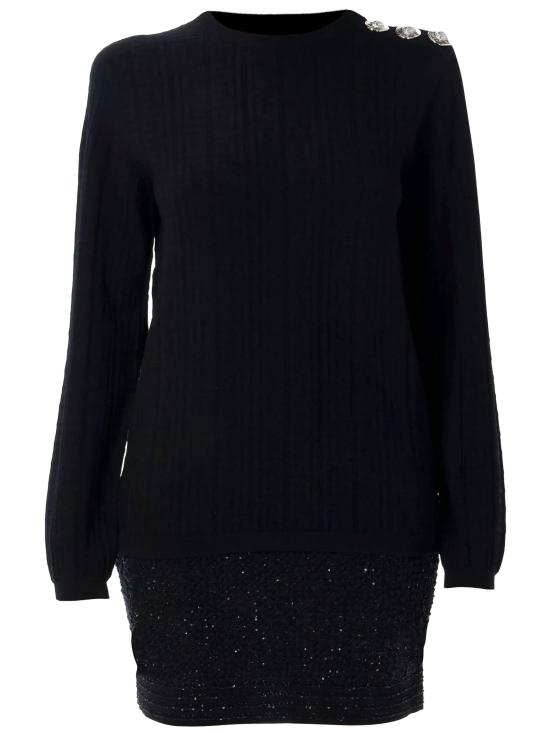 25FW 발망 스웨터 FF1KD090KI63 0PA Black