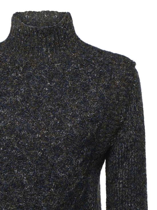 25FW 핑코 터틀넥 105968 A2YBIG1 GREY BLUE GREEN - PINKO