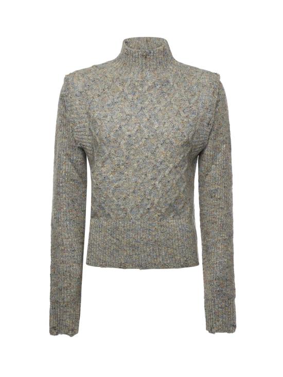 25FW 핑코 터틀넥 105968 A2YBVGC GREEN GREY BEIGE