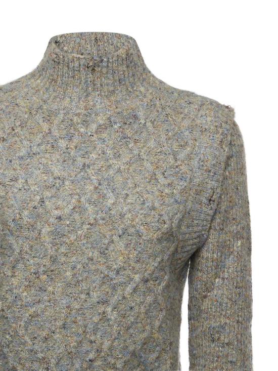 25FW 핑코 터틀넥 105968 A2YBVGC GREEN GREY BEIGE - PINKO