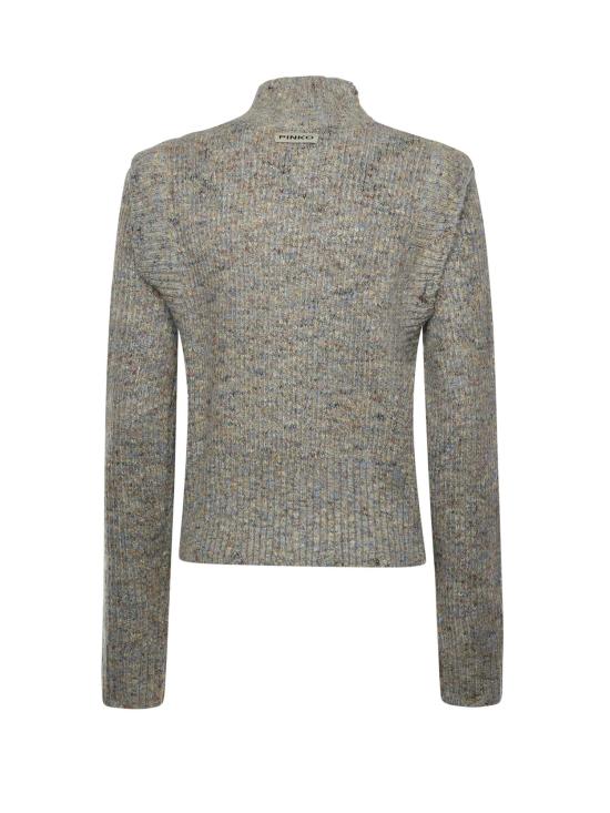 25FW 핑코 터틀넥 105968 A2YBVGC GREEN GREY BEIGE - PINKO