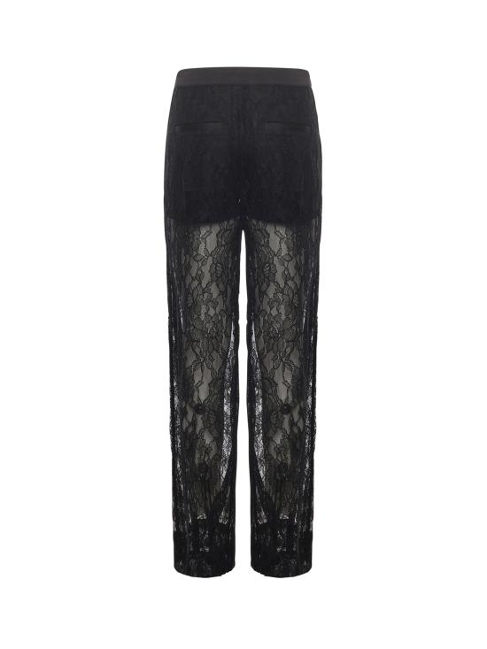 25FW 핑코 스트레이트 팬츠 105501 A2R7Z99 Black - PINKO