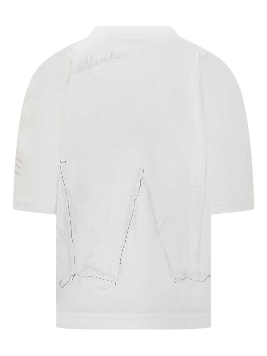 25FW 지방시 반팔 티셔츠 BW70FG P75M100 White - GIVENCHY