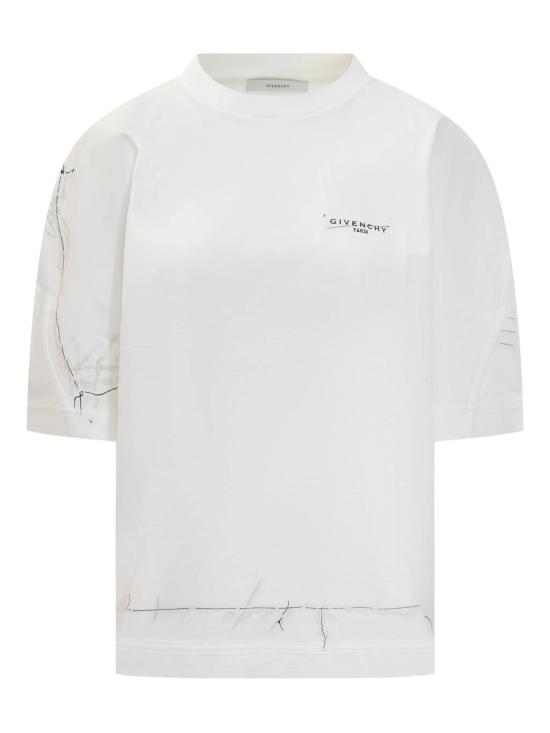 25FW 지방시 반팔 티셔츠 BW70FG P75M100 White
