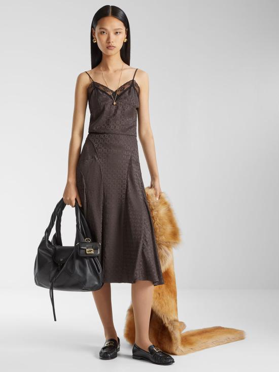 25FW 펜디 숏 스커트 FQ7688AUQG F1T6H Brown - FENDI