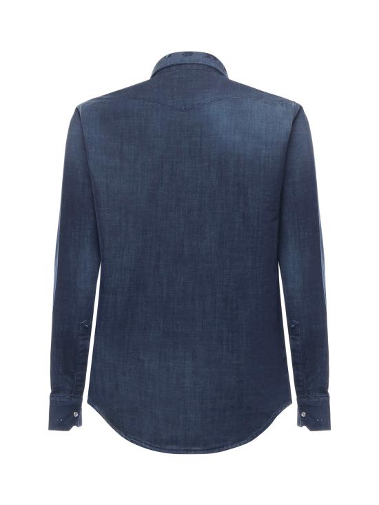 25FW 사르토리오 데님 셔츠 SCC0001SH45350300D Blue - SARTORIO