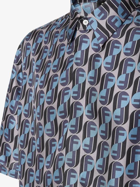 25FW 펜디 셔츠 FS0795AVDB F1TRQ Blue - FENDI